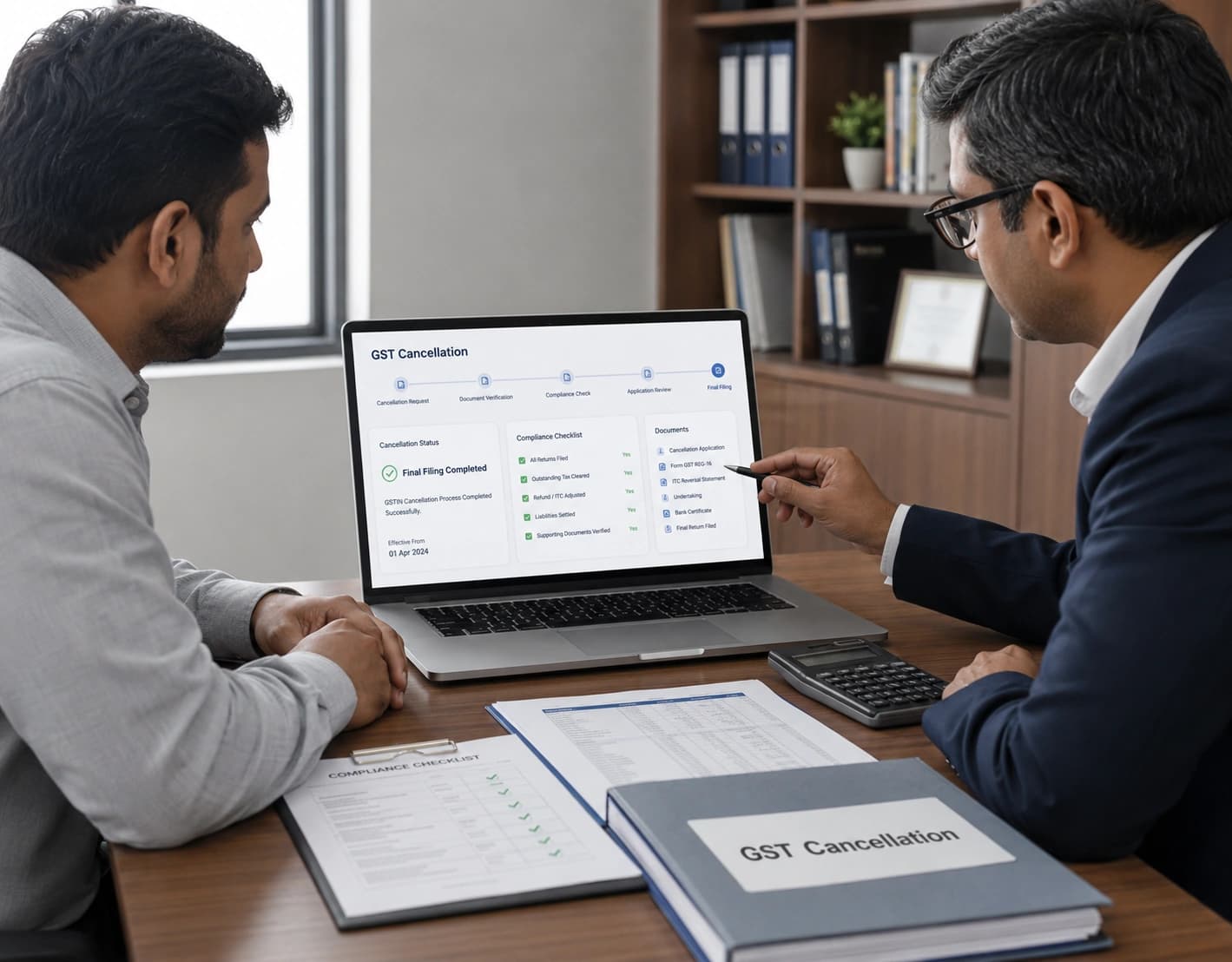 GST cancellation service with Complylocal Consultants