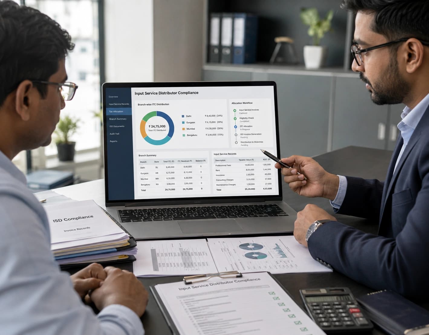 Input Service Distributor (ISD) compliance service with Complylocal Consultants