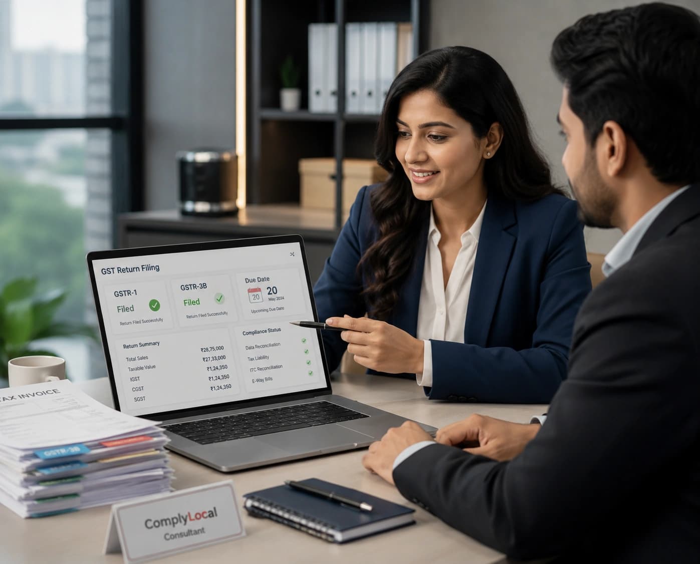 GST return filing service with ComplyLocal