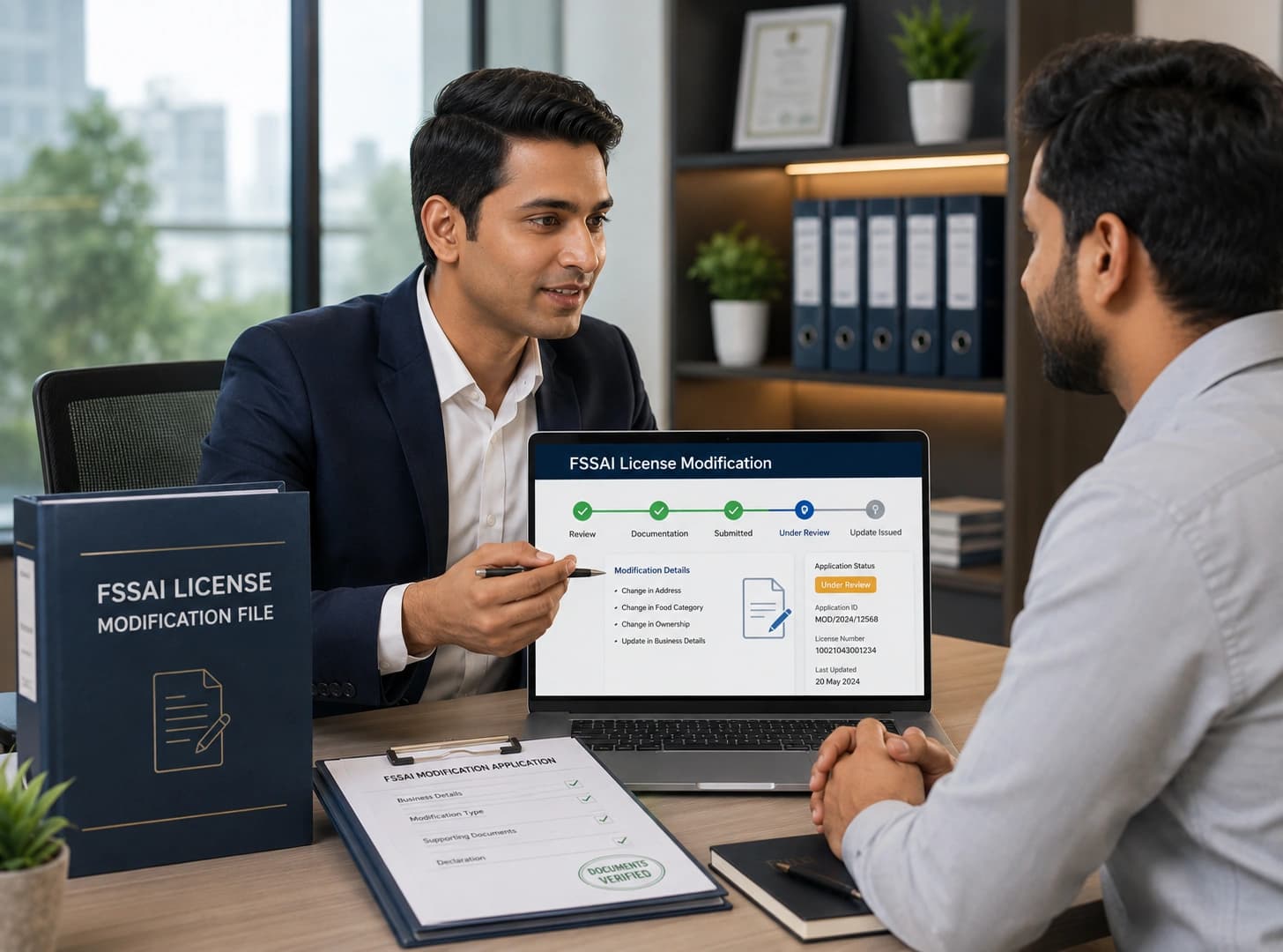 FSSAI license modification service with Complylocal Consultants