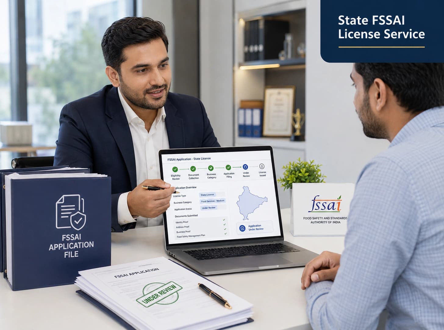 State FSSAI license service with Complylocal Consultants