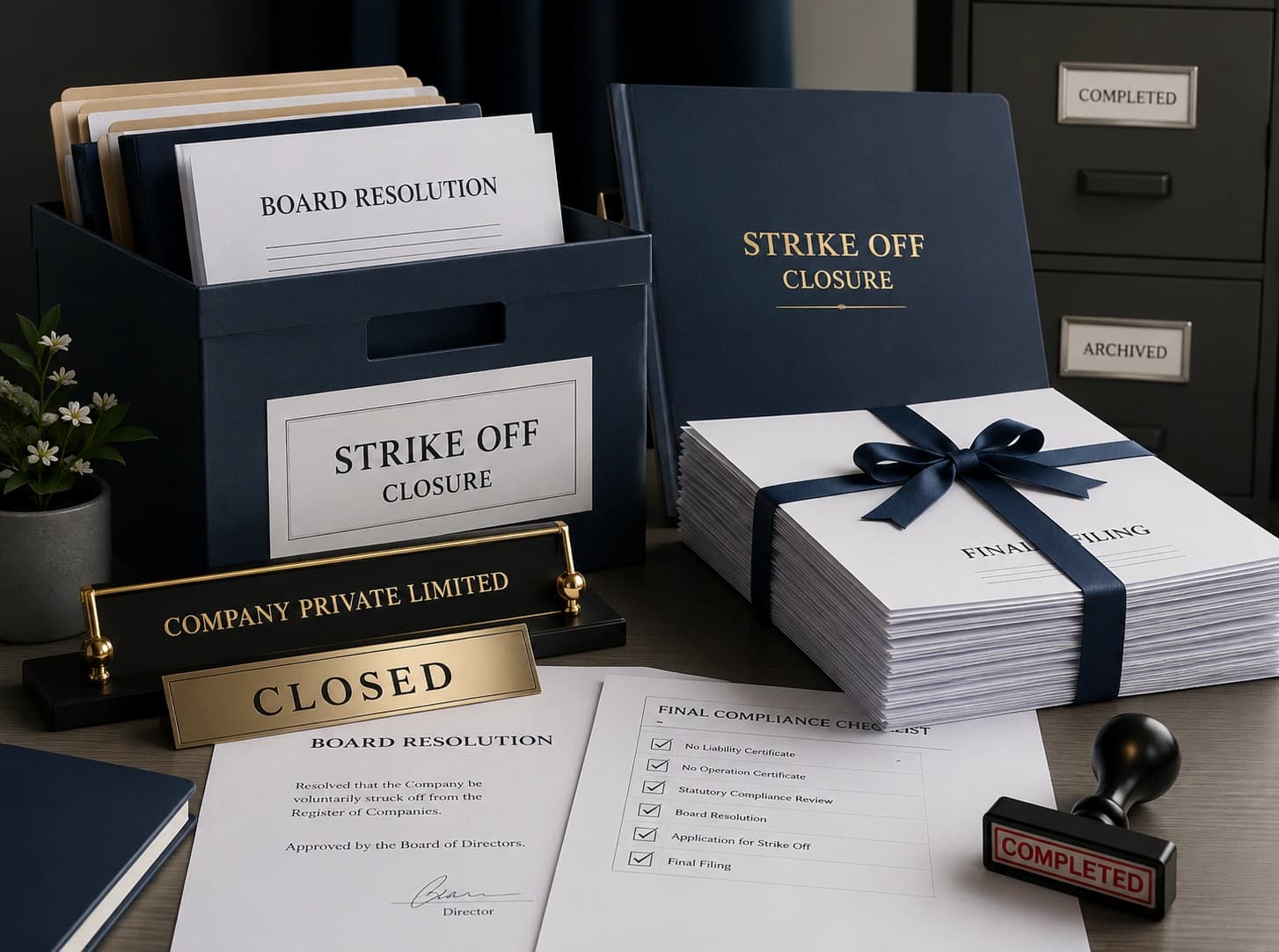 Company strike off and closure service with Complylocal Consultants