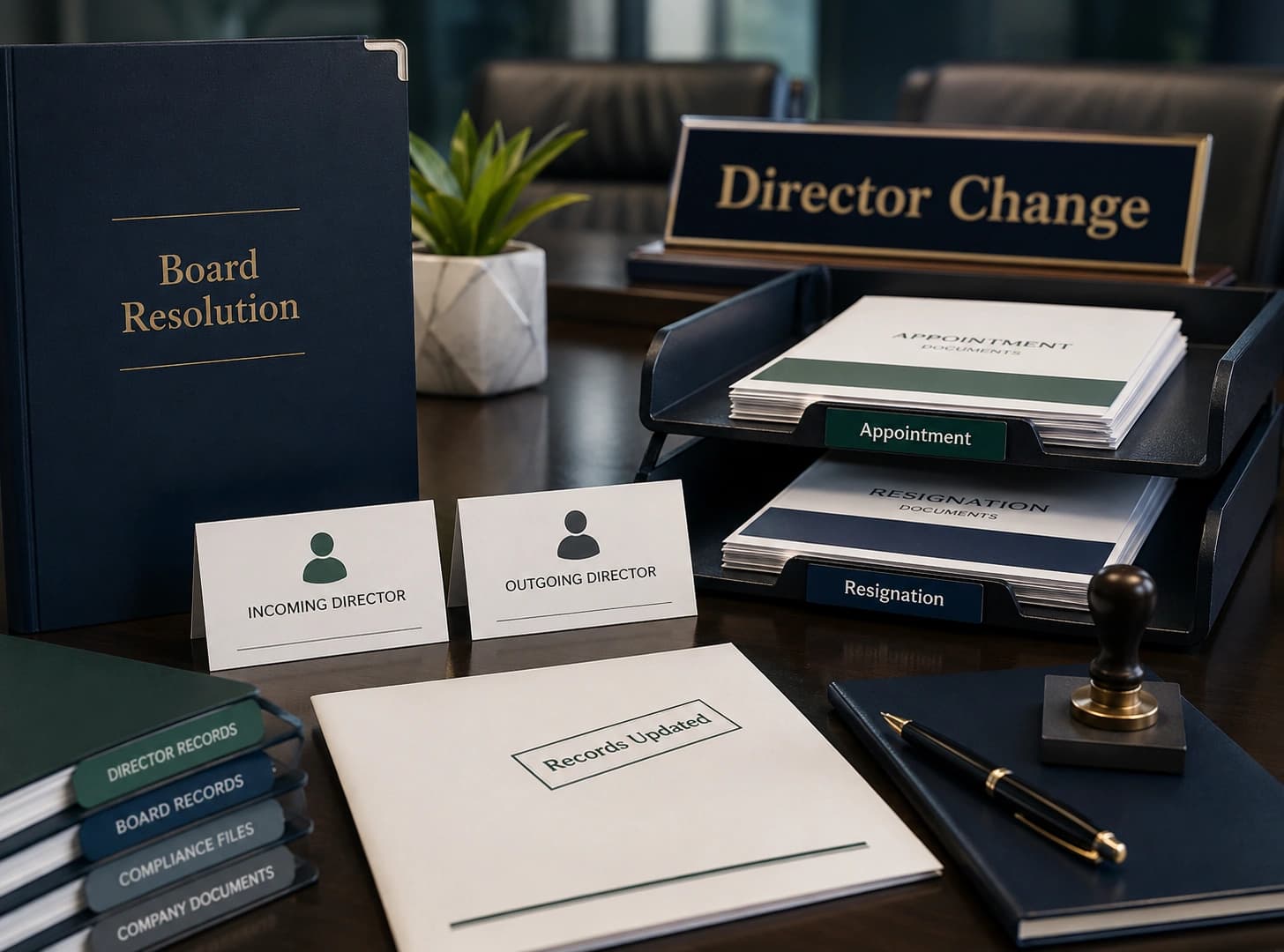 Director appointment and resignation service with ComplyLocal