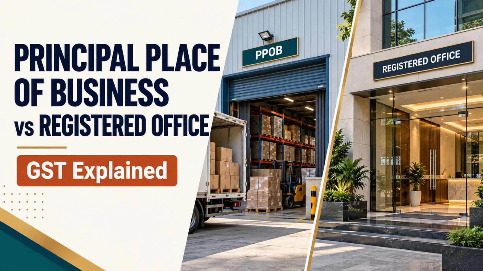 Principal place of business vs registered office in GST