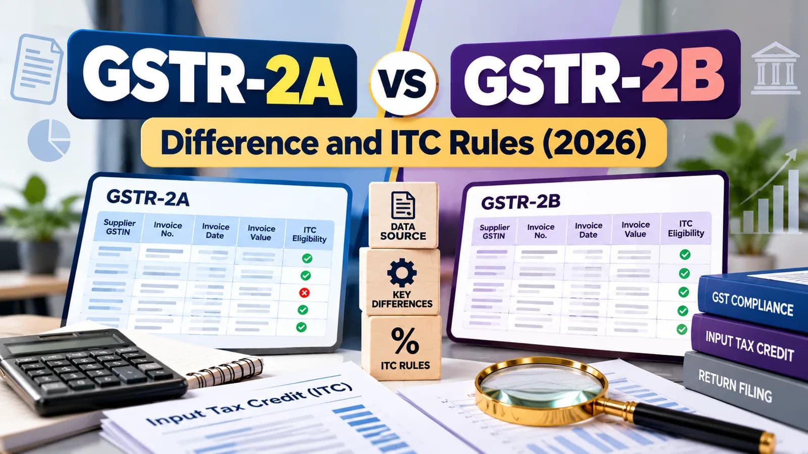 GSTR 2A vs GSTR 2B