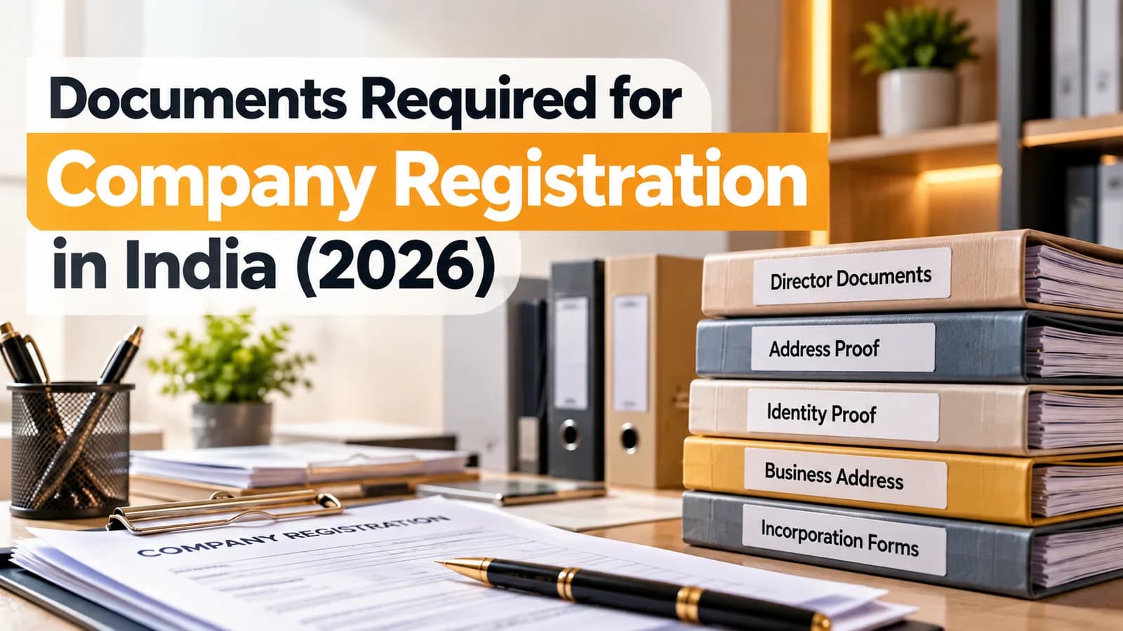 Documents Required For Company Registration