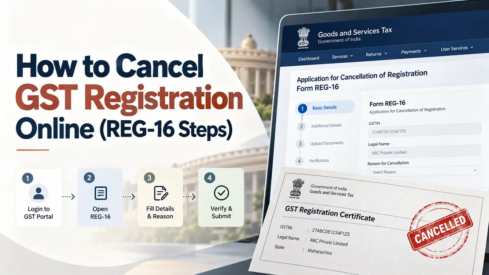 Cancel GST Registration